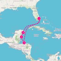 Celebrity XCel November 14, 2027 itinerary map