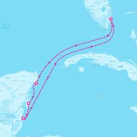 Celebrity XCel December 26, 2027 itinerary map