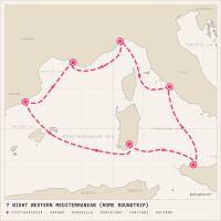 Costa Smeralda October 16, 2026 itinerary map