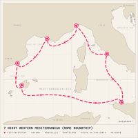 Costa Smeralda November 14, 2026 itinerary map