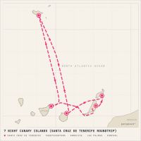 Costa Smeralda November 22, 2026 itinerary map