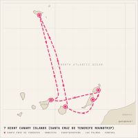 Costa Smeralda December 27, 2026 itinerary map
