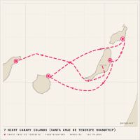Costa Smeralda January 3, 2027 itinerary map