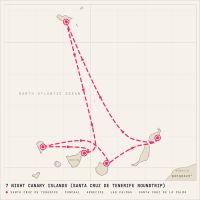 Costa Smeralda January 11, 2027 itinerary map