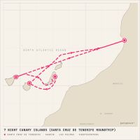 Costa Smeralda January 17, 2027 itinerary map