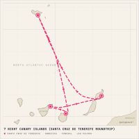 Costa Smeralda January 24, 2027 itinerary map