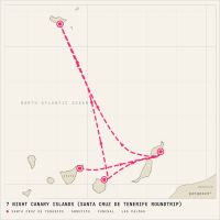 Costa Smeralda January 31, 2027 itinerary map