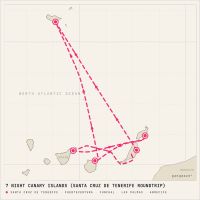 Costa Smeralda February 14, 2027 itinerary map