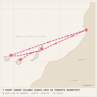 Costa Smeralda March 8, 2027 itinerary map