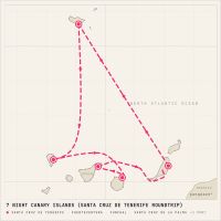 Costa Smeralda March 15, 2027 itinerary map