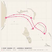 Disney Destiny November 6, 2027 itinerary map