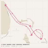 Disney Destiny March 19, 2028 itinerary map