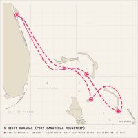 Disney Destiny March 24, 2028 itinerary map