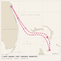 Disney Dream July 26, 2027 itinerary map
