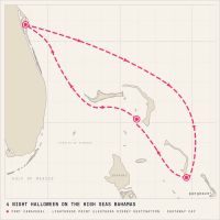 Disney Dream September 27, 2027 itinerary map