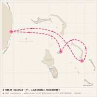 Disney Dream February 4, 2028 itinerary map