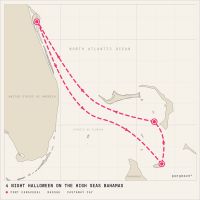 Disney Wish October 19, 2026 itinerary map