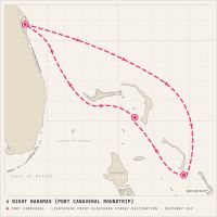 Disney Wish March 29, 2027 itinerary map