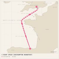 Disney Wish August 16, 2027 itinerary map