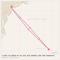 Disney Wish October 19, 2027 itinerary map