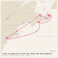 Disney Wish October 24, 2027 itinerary map
