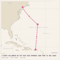 Disney Wish October 31, 2027 itinerary map