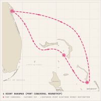 Disney Wish April 3, 2028 itinerary map
