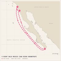 Disney Wonder January 10, 2027 itinerary map