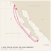 Disney Wonder April 30, 2027 itinerary map
