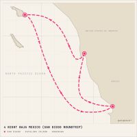 Disney Wonder November 8, 2027 itinerary map