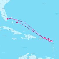 Emerald Princess June 9, 2024 itinerary map