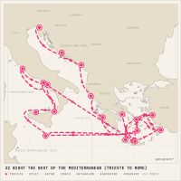 Enchanted Princess May 11, 2027 itinerary map