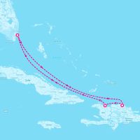 Explorer of the Seas February 18, 2024 itinerary map