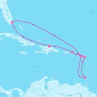 Explorer of the Seas March 22, 2024 itinerary map