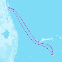 Explorer of the Seas November 6, 2025 itinerary map