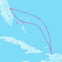 Explorer of the Seas February 2, 2026 itinerary map