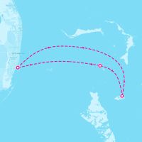 Freedom of the Seas February 2, 2026 itinerary map