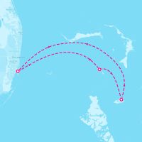 Freedom of the Seas October 8, 2026 itinerary map