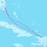 Freedom of the Seas December 3, 2026 itinerary map