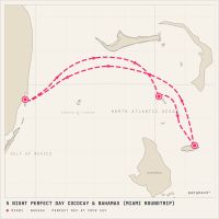Freedom of the Seas June 26, 2027 itinerary map