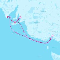 Grand Princess January 2, 2024 itinerary map