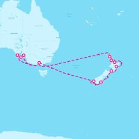 Grand Princess January 4, 2024 itinerary map