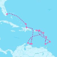 Grand Princess October 1, 2025 itinerary map