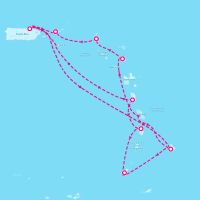 Grand Princess November 16, 2025 itinerary map