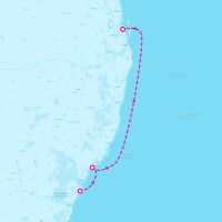 Grand Princess November 27, 2025 itinerary map