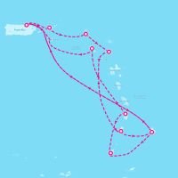 Grand Princess December 28, 2025 itinerary map