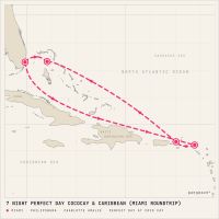 Hero of the Seas September 11, 2027 itinerary map
