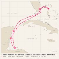Hero of the Seas September 25, 2027 itinerary map