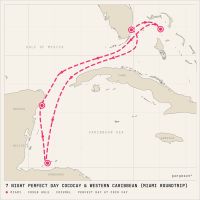 Hero of the Seas December 11, 2027 itinerary map