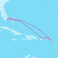 Independence of the Seas November 2, 2025 itinerary map